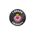 I Brake For Donuts - Funny Hard Hat Sticker