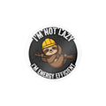 I'm Not Lazy I'm Energy Efficient - Funny Hard Hat Sticker