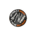 Anything Is A Hammer Hard Hat Sticker