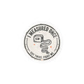 I Measured Once Hard Hat Sticker