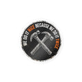 We Do It Nice, Cause Do It Twice Hard Hat Sticker