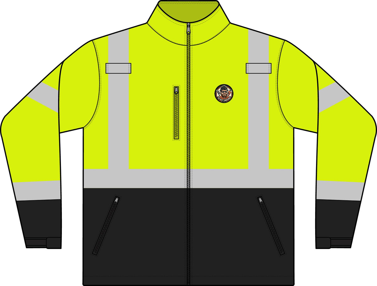 ANSI Class 3 Hi-Vis Soft Shell Jacket — "OSHA, Never Heard of Her"